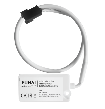 Wi-Fi-модуль FUNAI AEH-W4G1F для сплит-систем SENSEI 2025 (D06), SENSEI Inverter и мульти-сплит систем ORIGAMI AEH-W4G1F